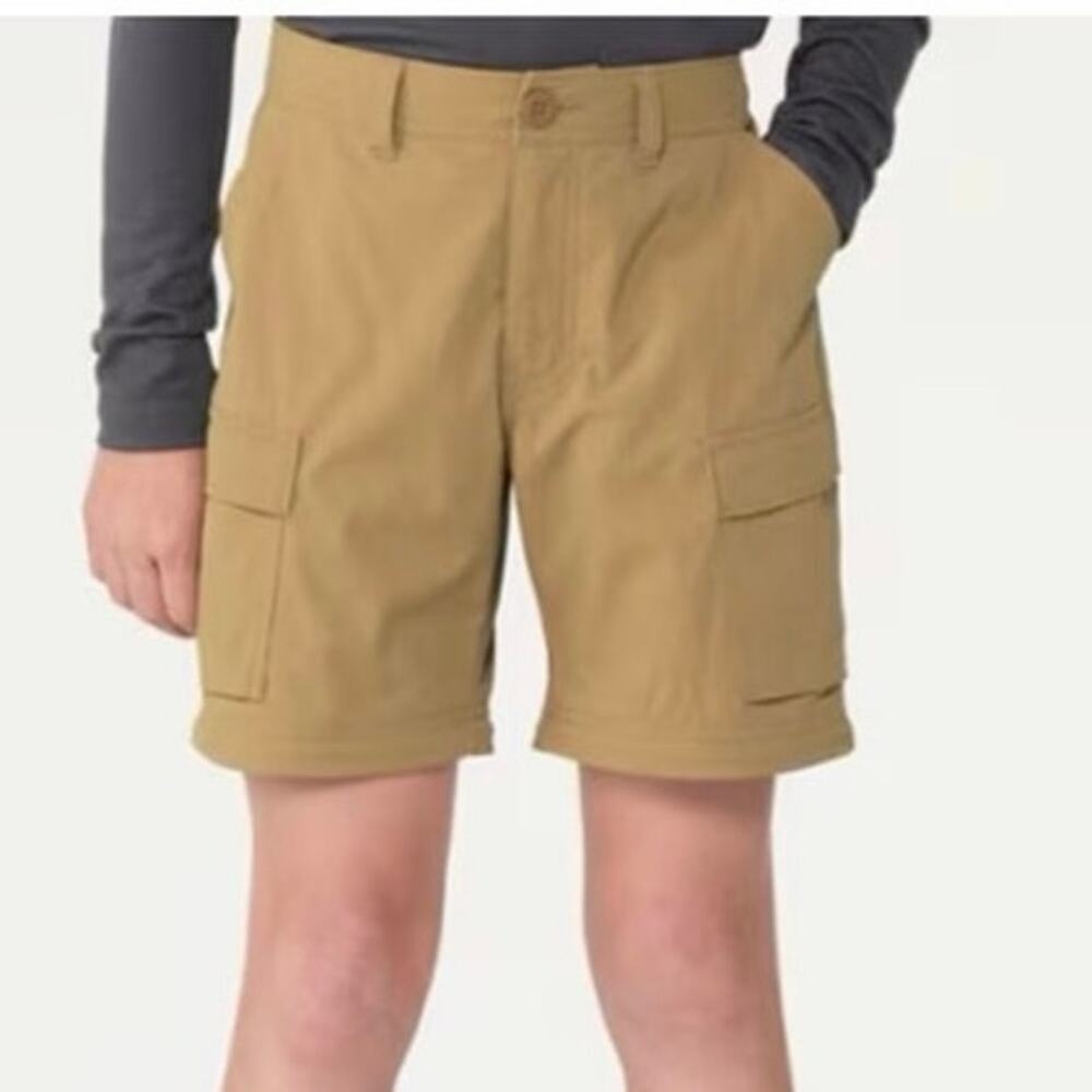 REI Co-op Boys Sahara Shorts - Medium (10/12) khaki tan